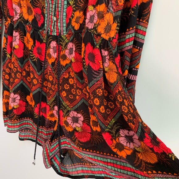 PATRONS OF PEACE Boho Floral Romper - Picture 7 of 13